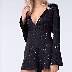 Honey Punch Night Sky Romper